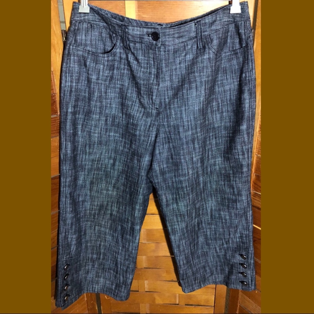 Larry Levine Cropped Trousers